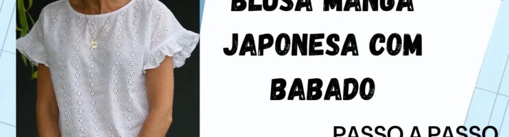 Blusa Manga Japonesa com Babado – Passo a Passo 34