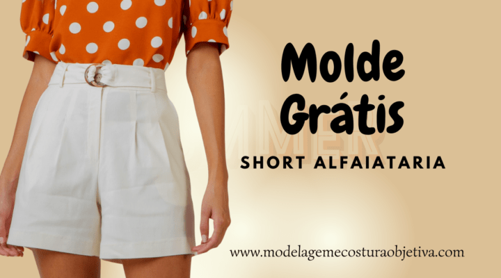 Molde Grátis – Short Alfaiataria