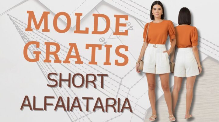 Molde Grátis – Short Alfaiataria