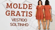 Vestido Soltinho – Molde Grátis